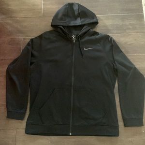 Nike Dri-fit zip up hoodie XL, used, small tear seen in photo